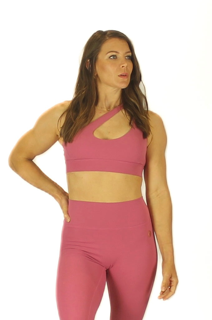 Aurora 2.0 One Shoulder Crop Bra