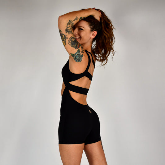 Aurora One Shoulder Unitard Playsuit