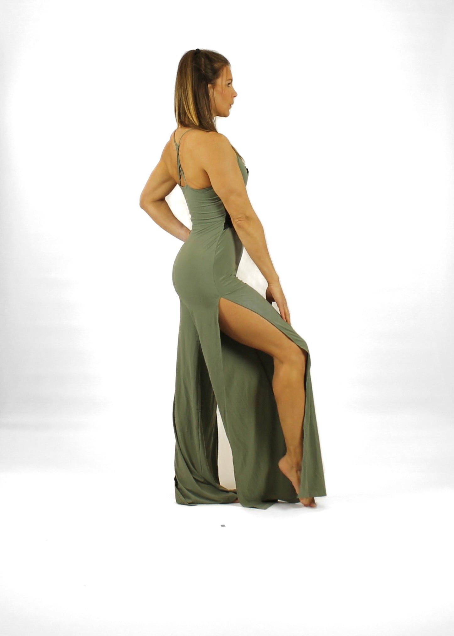 Statement Open Leg Lace Jumpsuit